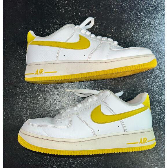 Nike Air Force White and Saturn - size 10 - Picture 7 of 10